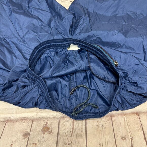 Vintage LL Bean Men Lightweight Windbreaker Rain Pants Size Large Blue B377 -1 - Picture 9 of 16